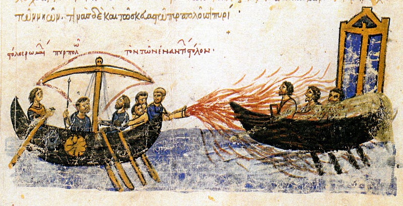 Byzantine naval warfare