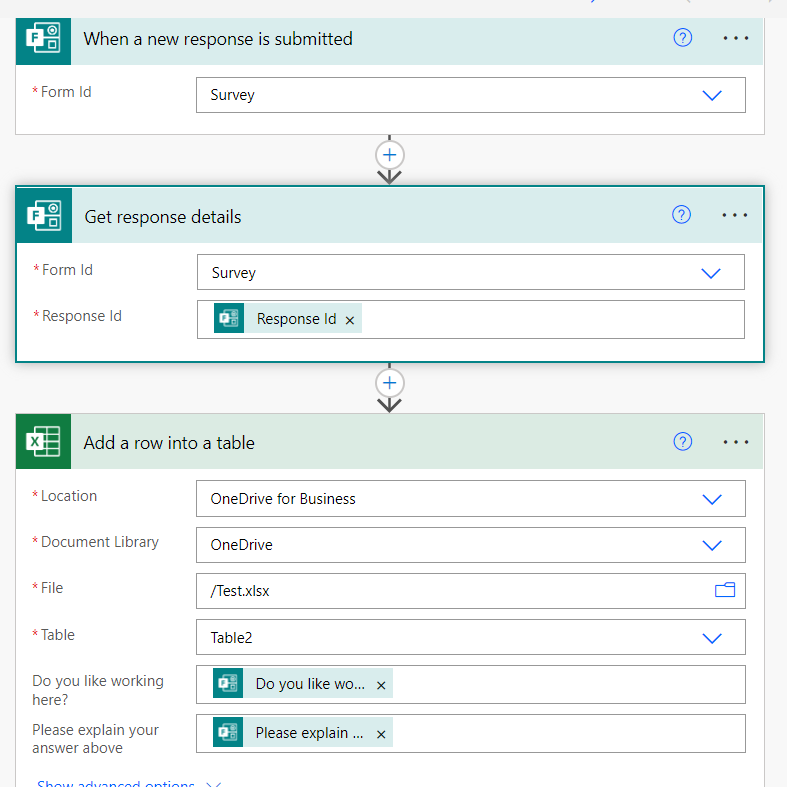 Example of a Power BI dashboard