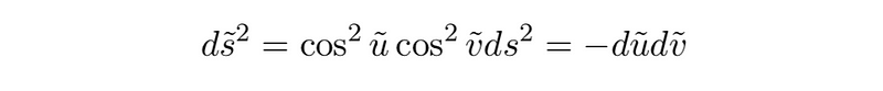 Conformally transformed metric representation