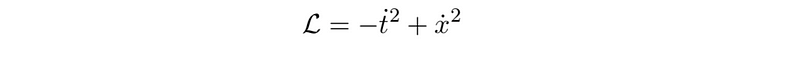 Lagrangian representation for geodesics in spacetime