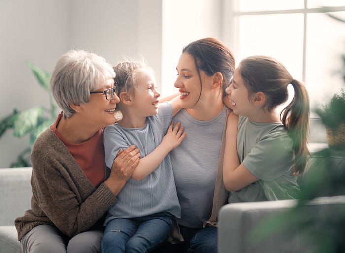 Family enjoying time together