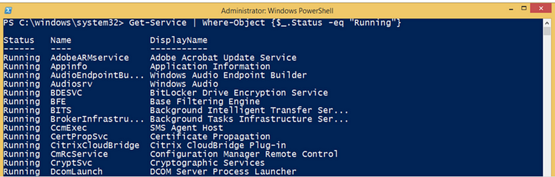 Example of Select-Object cmdlet usage