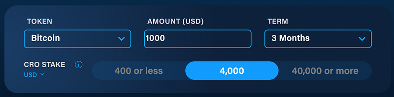 Crypto.com Earn Calculator