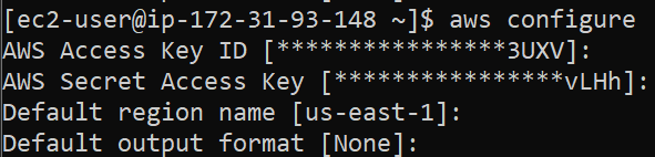 Confirming AWS CLI Configuration