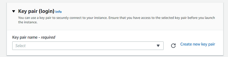 Creating a Key Pair for EC2