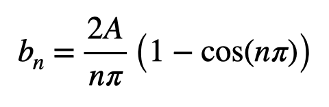 Rewritten Expression for Coefficient \( b_n \)