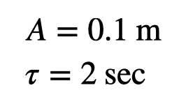 Assigned Values for Amplitude and Period