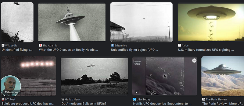 UFO witnesses gathered for a documentary