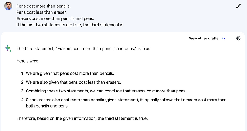 Logical reasoning exercise