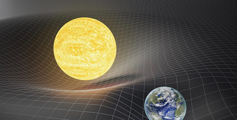 Representation of light behavior near an event horizon