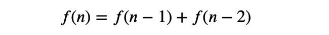 Rearranging the recurrence relation