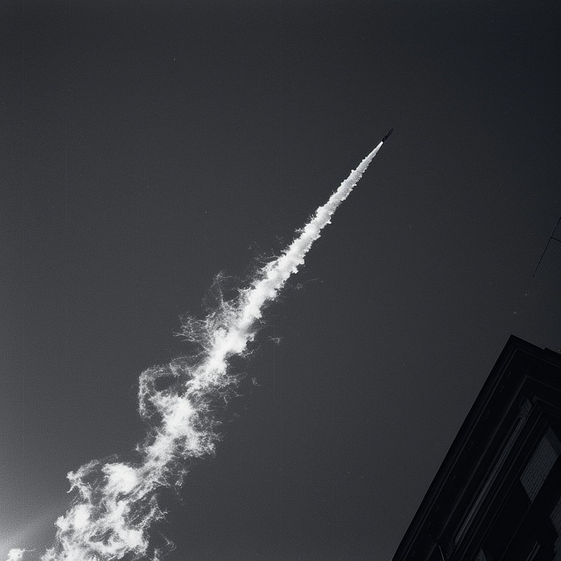 UFO smoke trail captured in Barcelona