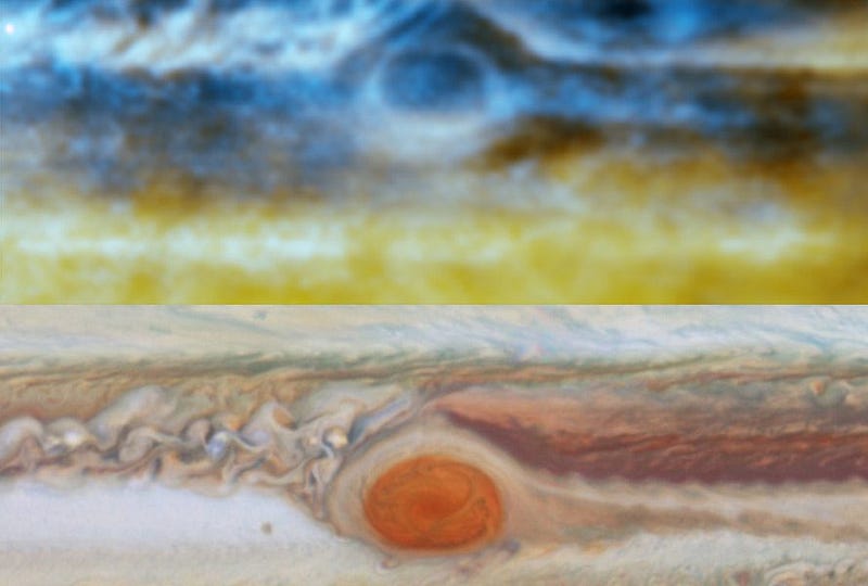 Jupiter's storms seen through advanced radio observation