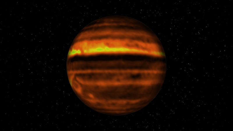 Ammonia clouds beneath Jupiter's atmospheric layers