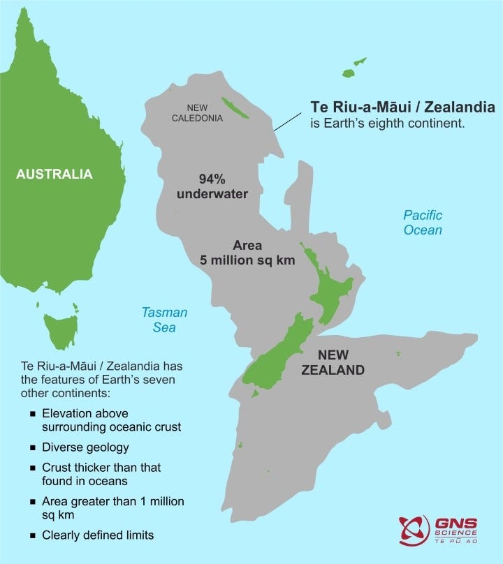 Interactive Map of Zealandia