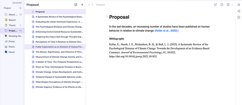 Automatic citation generation in Lattics